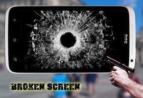 Broken Screen Shotgun Joke الملصق