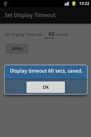 Set Android  Display Timeout تصوير الشاشة 1