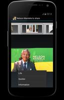 Nelson Mandela à Partager Affiche