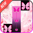Beautiful Pink Butterfly Piano Tab icône