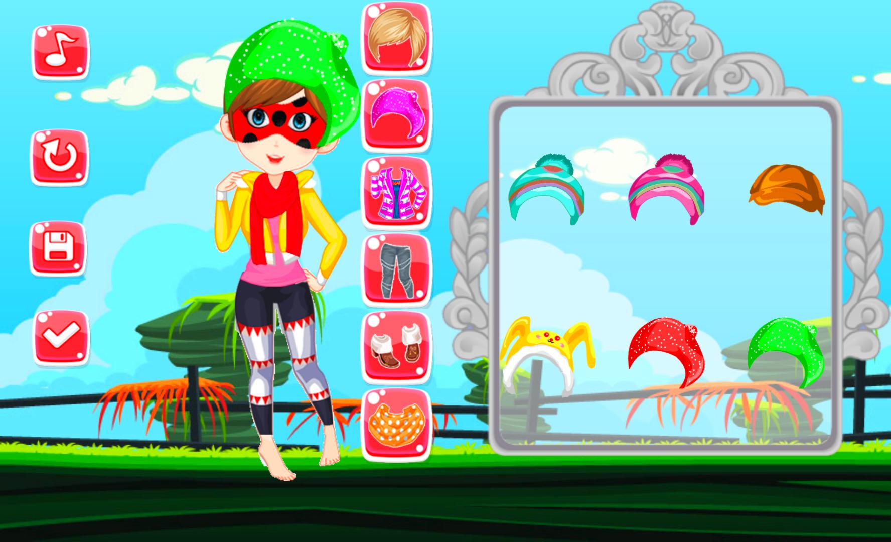 Miraculous Ladybug Cat Noir Games Dress Up Para Android