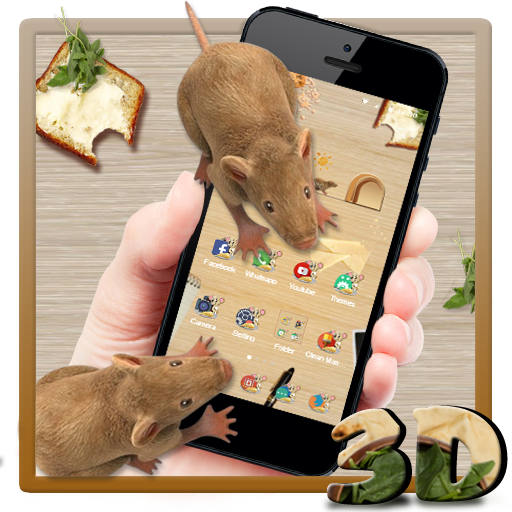 Mouse on Screen 3D Theme