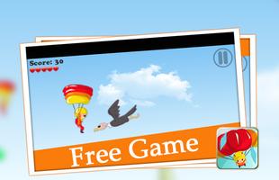 😎 parachute games flying sky Ekran Görüntüsü 2