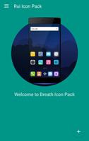 M Theme - Breath Icon Pack capture d'écran 1