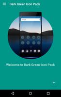 M Theme - Dark Green Icon Pack captura de pantalla 1