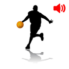 basketball sound icono