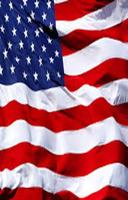 USA 3D Flag Selfie Background imagem de tela 1