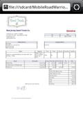 Mobile Road Warrior Invoice Tr capture d'écran 3