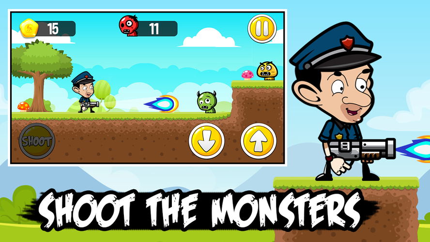 Shooter Mr Bean The Policeman Adventures Game Apk 1 01 Download