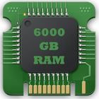 6000 GB RAM CLEANER ไอคอน