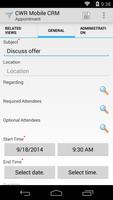 CWR Mobile CRM Screenshot 2