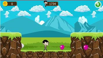 Mr Pean World Adventure Run captura de pantalla 2