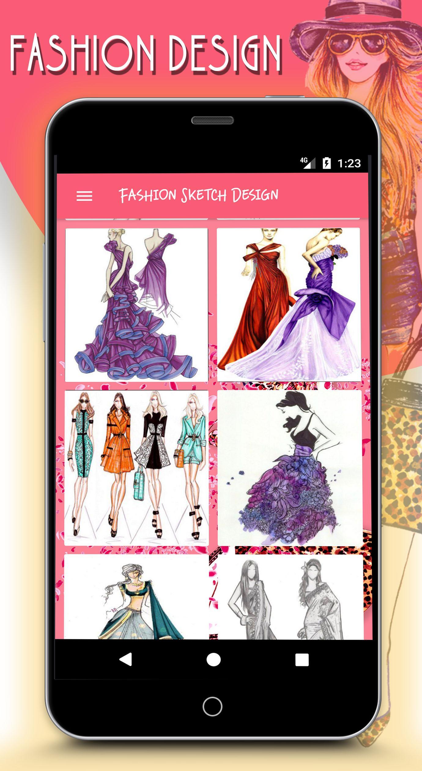 Fashion design sketches - Dress para Android - APK Baixar