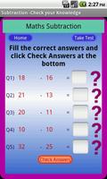 Subtraction - Mathematics screenshot 3