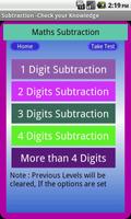 Subtraction - Mathematics Plakat