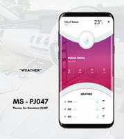 MS - PJ047 Theme for KLWP تصوير الشاشة 3