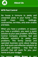 MTB Pest Control اسکرین شاٹ 1