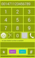 Poster Big Button && OneTouch Dialer
