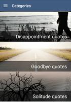 برنامه‌نما Sad Quotes عکس از صفحه