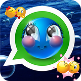 Hot Emoji & Kiss Stickers for Whatsapp icône