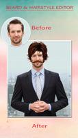 Hipster Beard and Facial Hair Styler-poster