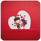 Romantic Photo Stickers icône