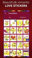 Romantic Photo Stickers Affiche