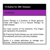 15 Mudras for 300+ Diseases پوسٹر