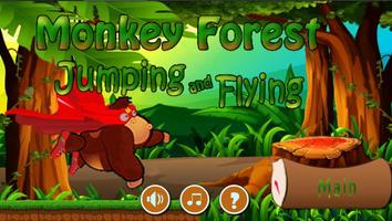 Monkey Forest Jumping Affiche