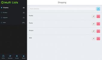 Multi Lists screenshot 3