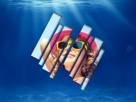 3D Sea Photo Frame постер