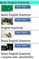Learn English Grammar Videos capture d'écran 1
