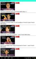 Aprender francés 6000 Videos. captura de pantalla 2