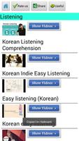 Learn Korean by Videos تصوير الشاشة 1