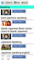 Learn Japanese by Videos captura de pantalla 1