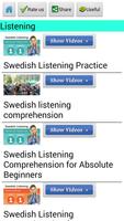 Learn Swedish by Videos captura de pantalla 3