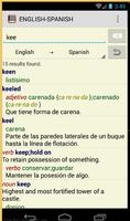 ENGLISH SPANISH DICTIONARY screenshot 2