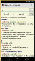 ENGLISH SPANISH DICTIONARY screenshot 3