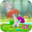 Champignons 4K V fond d'écran APK