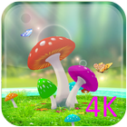 Mushrooms 4K Video Wallpaper আইকন