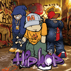 HipHop Boy Graffiti 아이콘