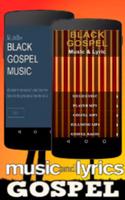 Black Gospel Music Plakat