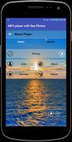 MP3 player with Sea Photos পোস্টার