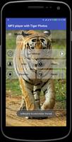 MP3 player with Tiger Photos Affiche