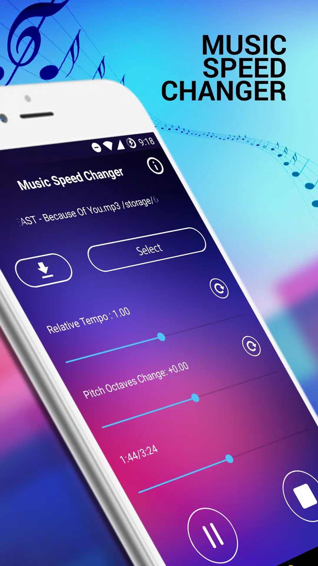 Slow Down Music Speed Changer APK for Android Download