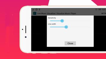 Nhạc sống Visualizer. Hình dung Trình chơi nhạc ảnh chụp màn hình 2