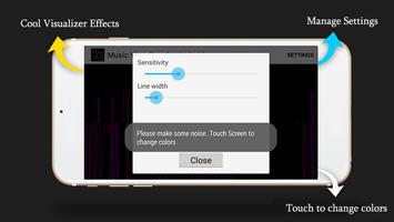 Music Visualizer Effect Player syot layar 1