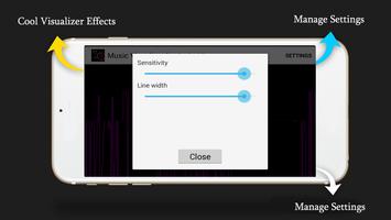 Music Visualizer Effect Player capture d'écran 2