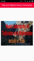 Community video songs of Afghanistan & Tajikistan Affiche