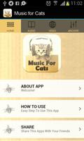 Poster Music for Cats